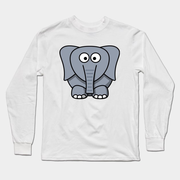 Funny elephant Long Sleeve T-Shirt by BrechtVdS